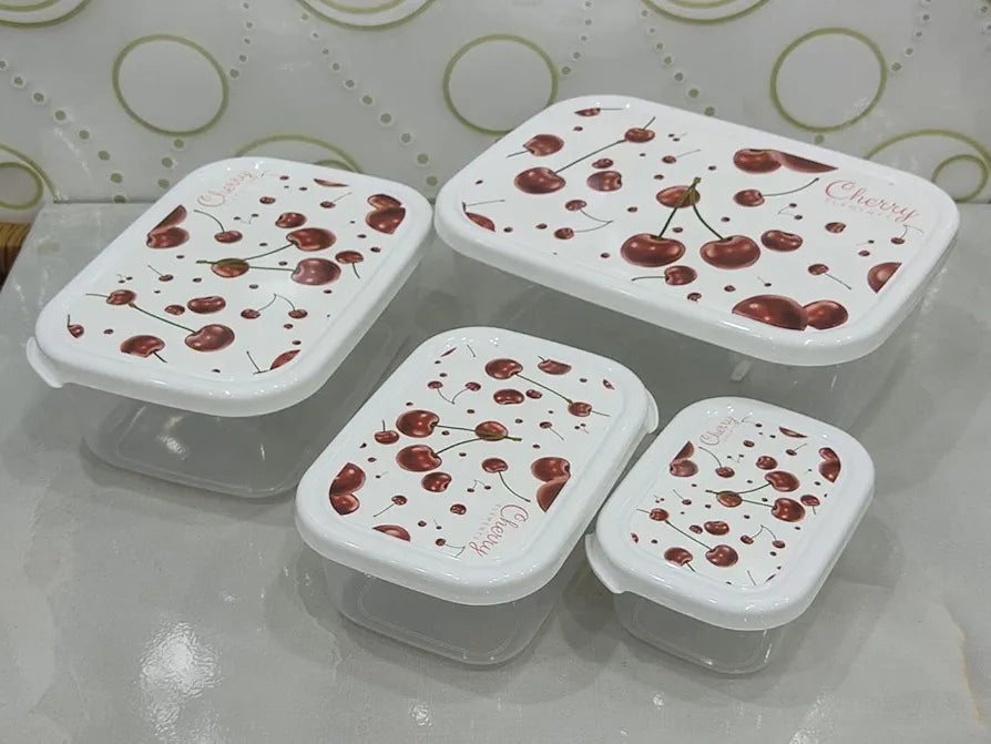 Roca Rectangular Refrigerator Set 4 Pieces