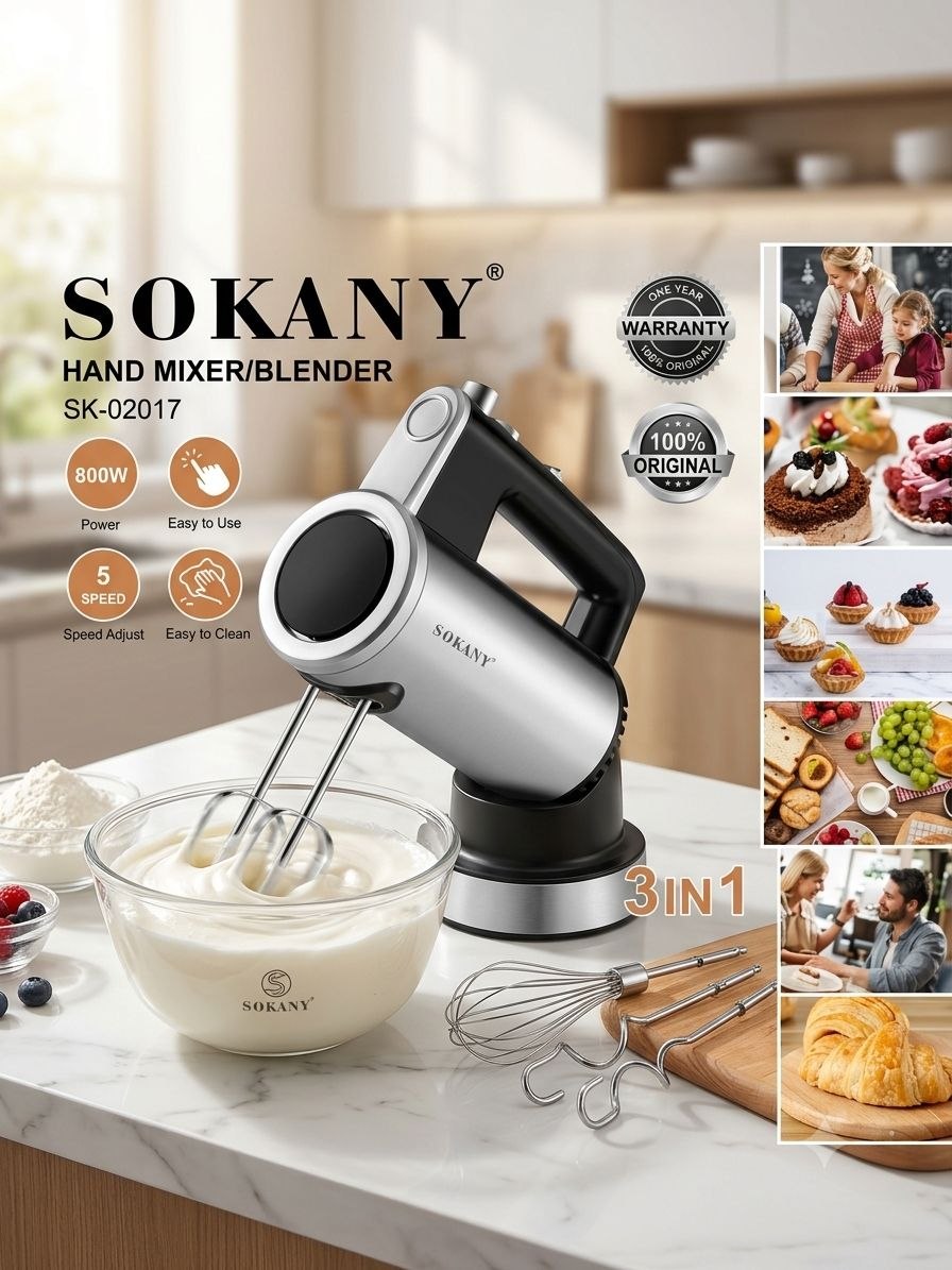 مضرب بيض سوكاني كود Sk-02017