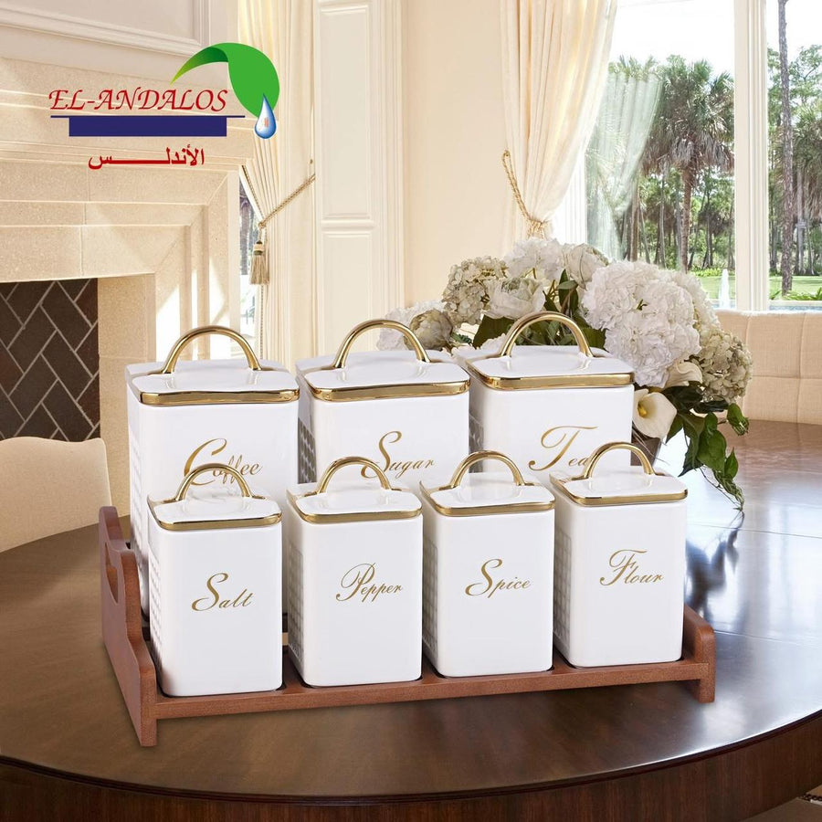 7-Piece Porcelain Spice Set