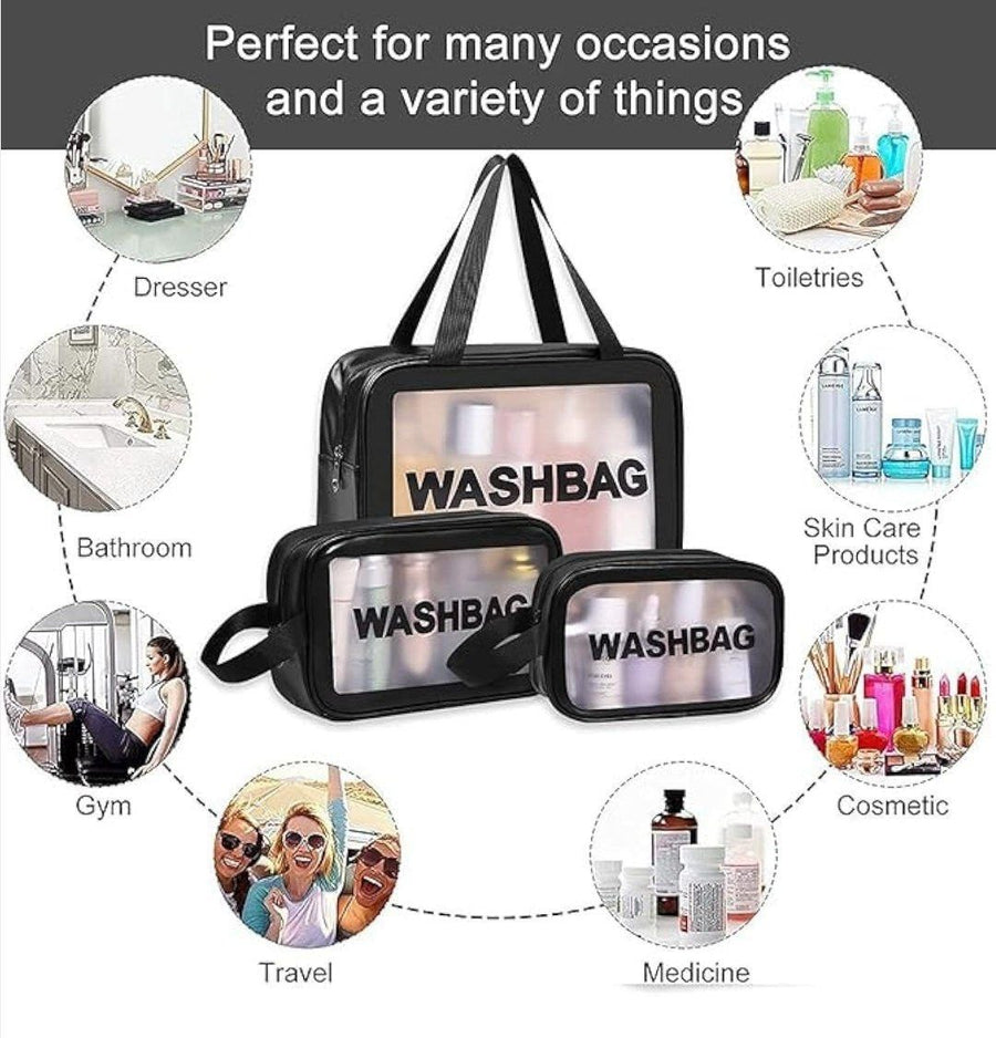Luggage and wash bag set