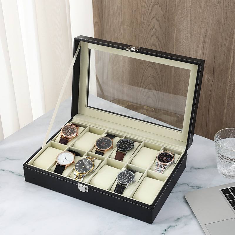 12-slot watch box
