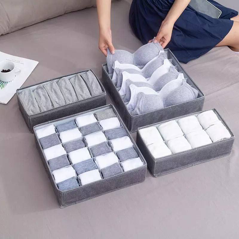 4-in-1 linen underwear organizer