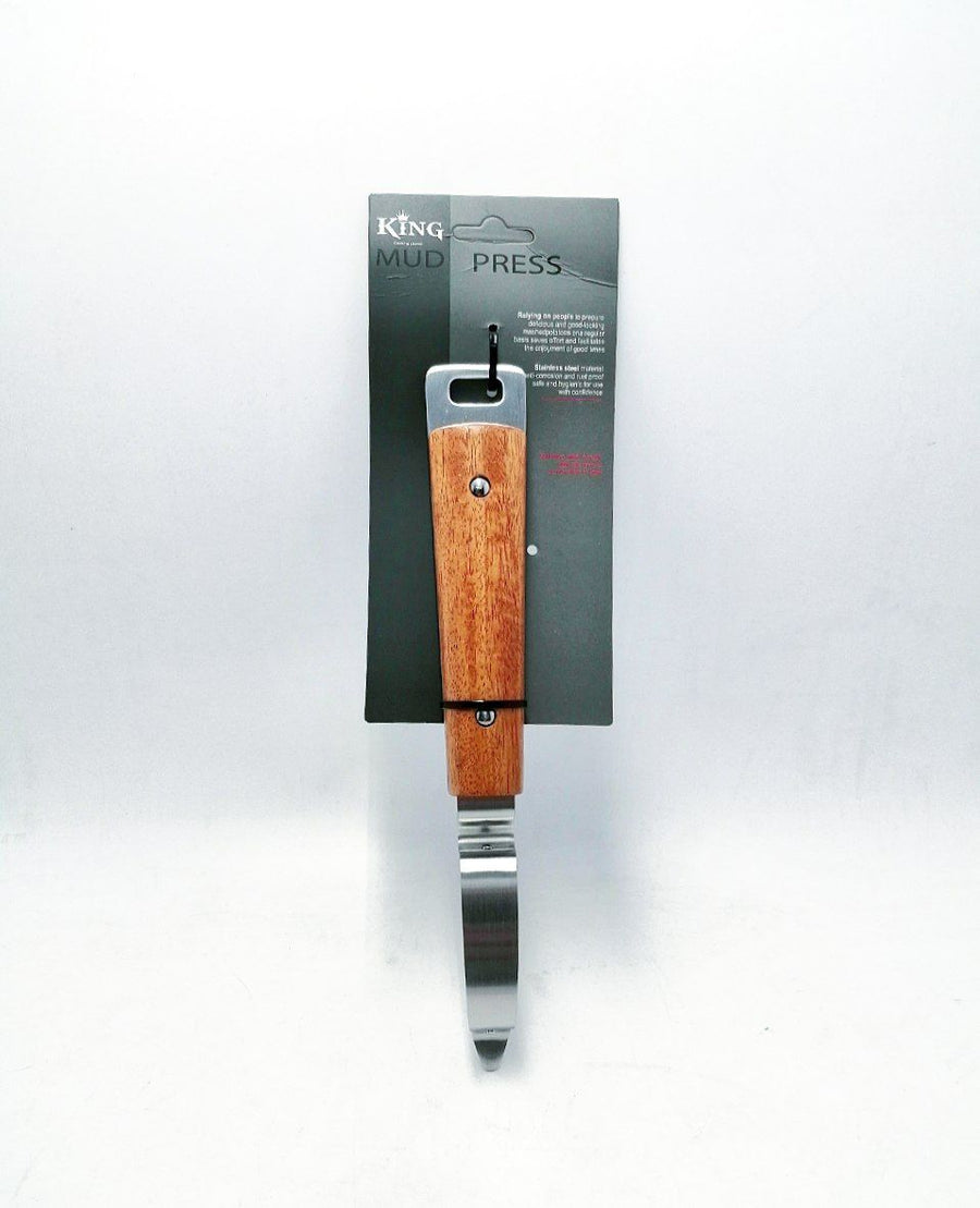 Long peeler, wooden handle
