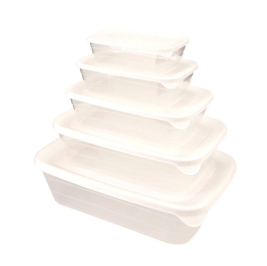 Rectangular Food Container Set, 5-Piece