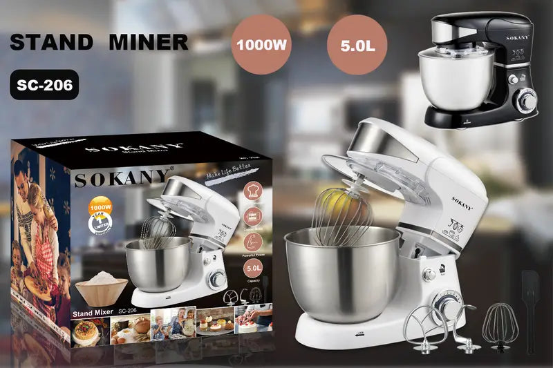5 Litre Dough Mixer SC-206