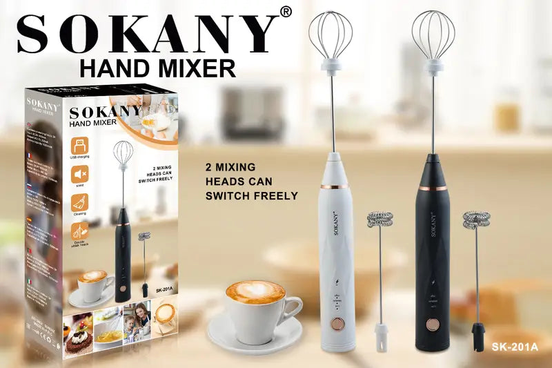 Electric Nescafe Whisk 2*1 rechargeable SK-201a