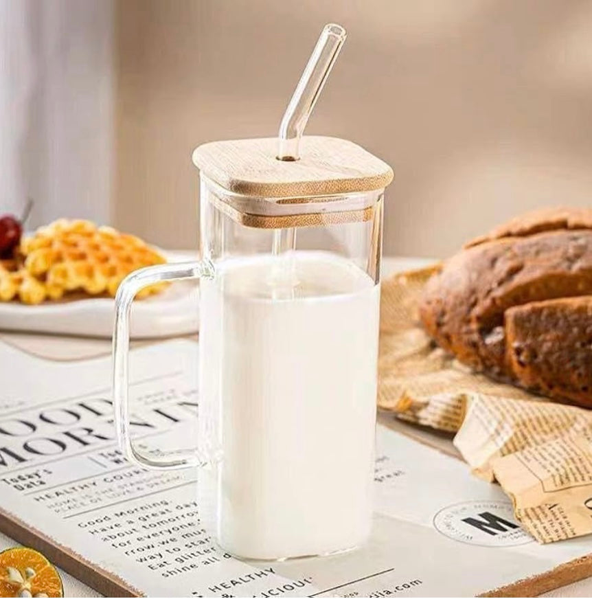 مج ايس كوفي زجاج مربع