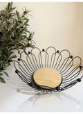 طبق فاكهه معدن اسود