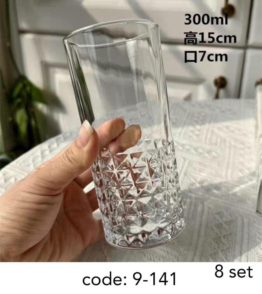 طقم شوب كريستال 6ق