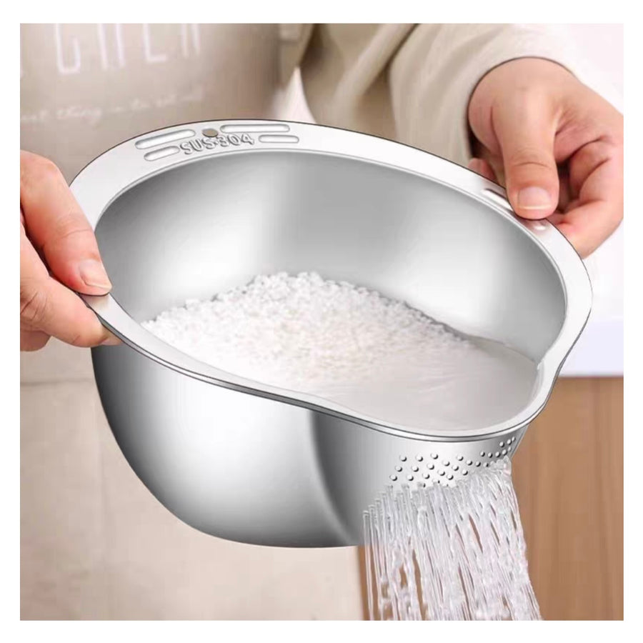 معيار ومصفى غسيل أرز استيل