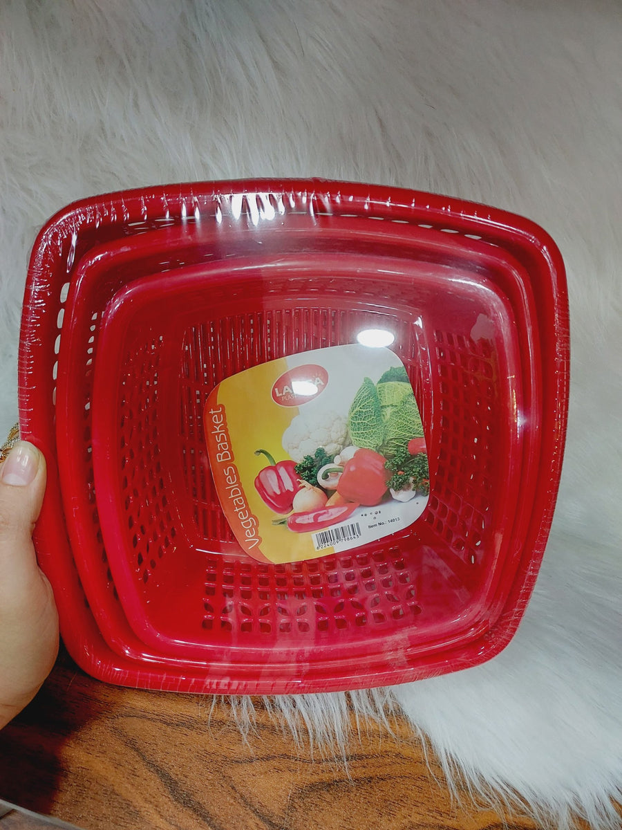 Three-piece square strainer set