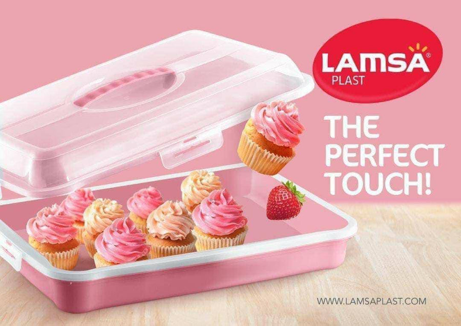 Rectangular cake store