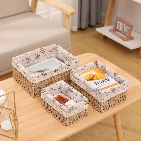 Rattan 3-in-1 basket