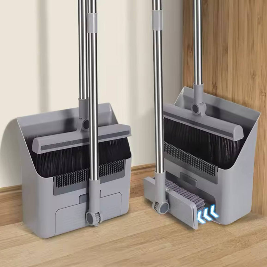 dustpan with brush