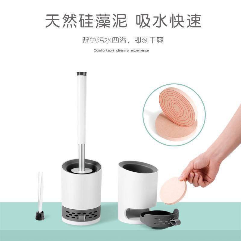 Silicone toilet brush