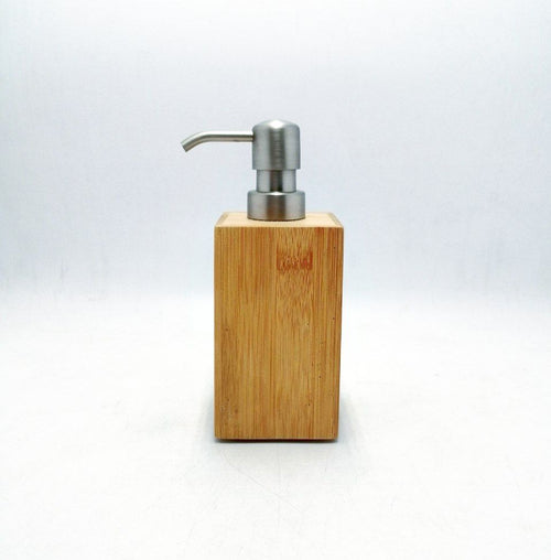 Wooden soap dispenser