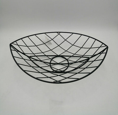 Black composite fruit basket