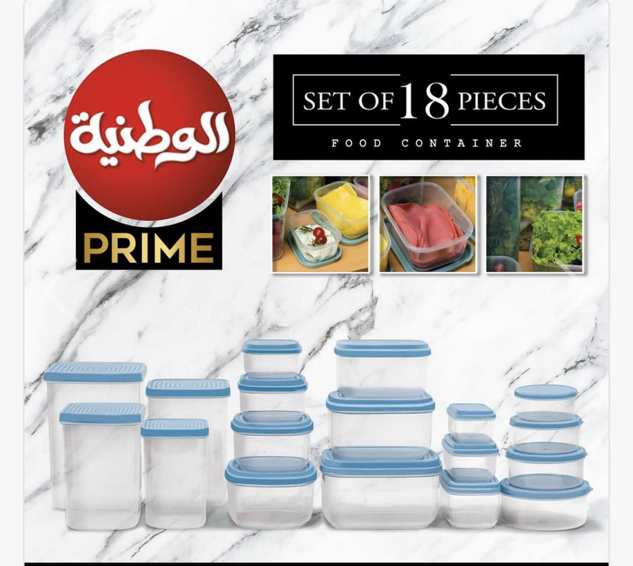 National 18-Piece Refrigerator Container Set