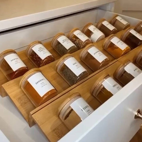 Spice organizer rack