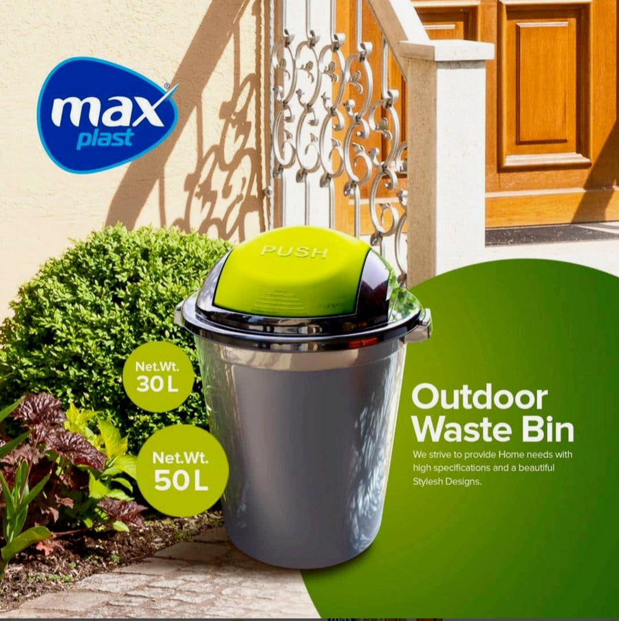 50-liter outdoor trash can