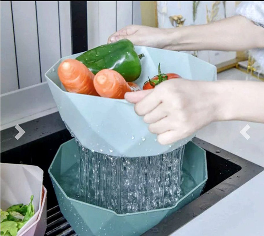Vegetable washing set