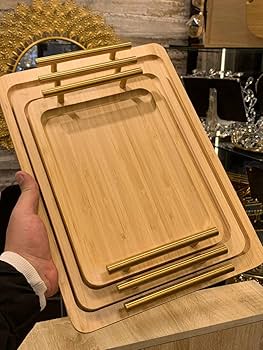 طقم صواني خشب