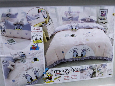 طقم ملايه سرير الطفل 6قطع mazaya