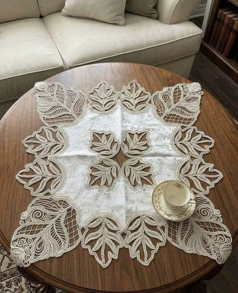 مفرش ترابيزه  مربع