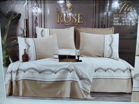 طقم ملايه سرير كبير 4قطع ROSE
