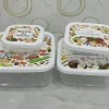 ⁦طقم تلاجة روكا 4 قطع مربع⁩ - الصورة ⁦3⁩