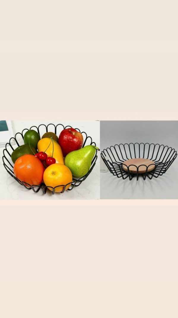 طبق فاكهه معدن _ مسطح