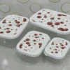 طقم تلاجة روكا مستطيل 4 قطع