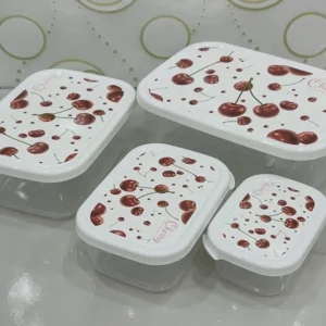 طقم تلاجة روكا مستطيل 4 قطع