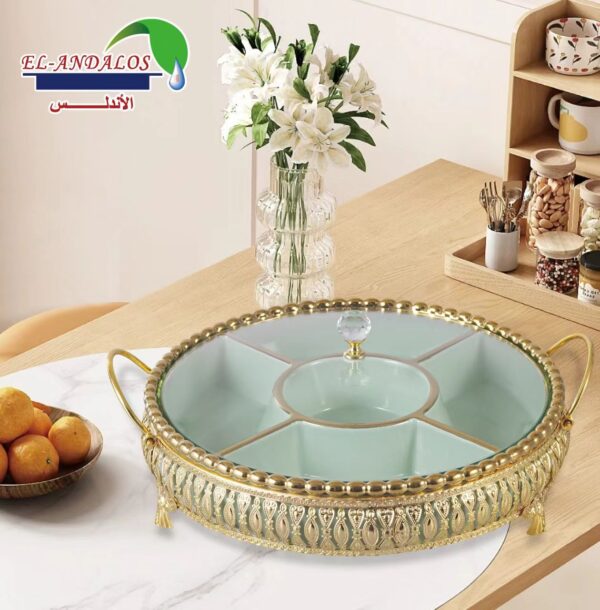 ⁦مقسمة تسالي برسولين مدورة مدهب⁩ - الصورة ⁦3⁩