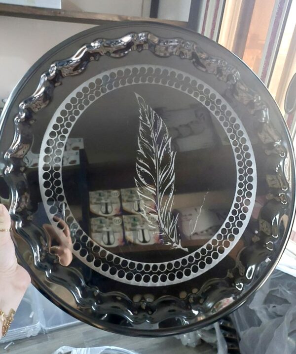 صنيه عشا استيل مقاس 70cm