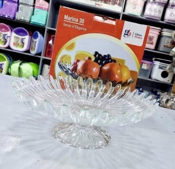 ⁦طبق فاكهه زجاج⁩ - الصورة ⁦2⁩