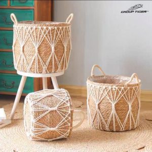 طقم باسكت خوص مدور _ 3*1