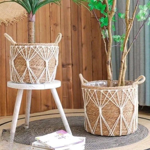 ⁦طقم باسكت خوص مدور _ 3*1⁩ - الصورة ⁦5⁩