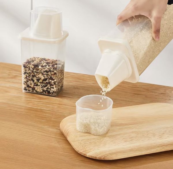 ⁦علبه حفظ بقوليات _ سعه 800Ml⁩ - الصورة ⁦2⁩