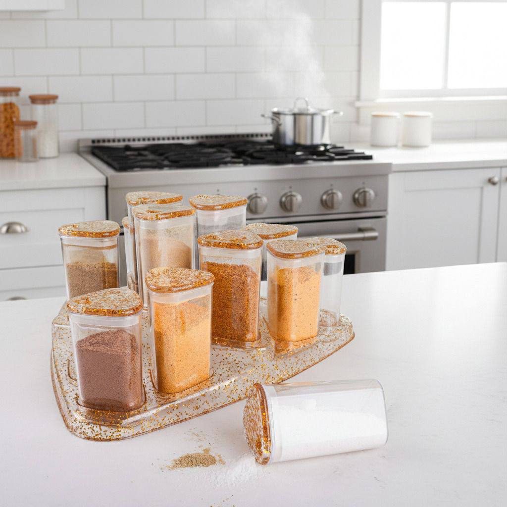 طقم توابل اكريلك