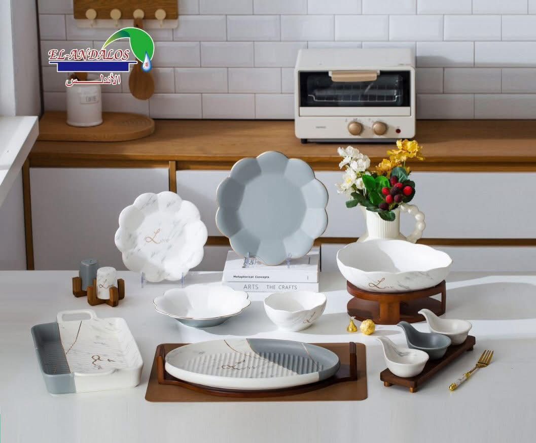 طقم عشا بورسلين الاندلس