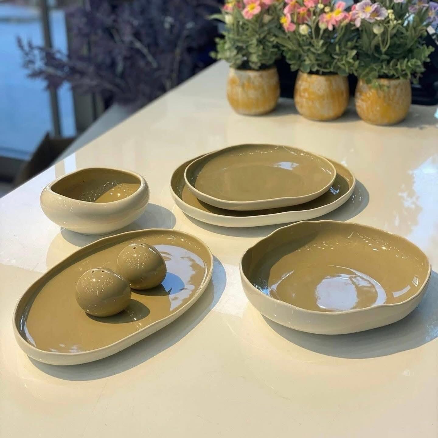 طقم عشا بورسلين – 27 قطعه