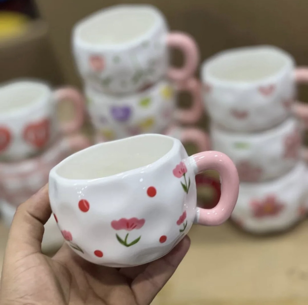 مج بورسلين منقوش